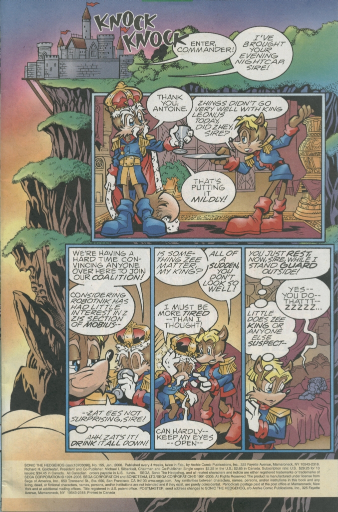 Sonic - Archie Adventure Series January 2006 Page 1